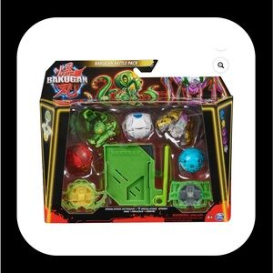 Bakugan Battle 5-Pack, Special Attack Octogan, Spidra, Hail, Nillious, Ventri; C